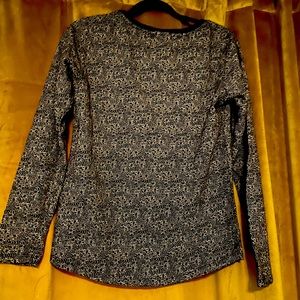 Scotch & Soda Black and White Crew Neck Sweater
